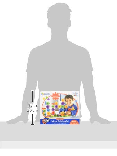 Learning Resources Gears! Gears! Gears! 100-Piece Deluxe Building Set - Preschool STEM Construction Toy for Toddlers and Kids Ages 3+