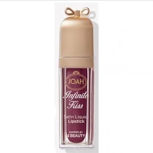 JOAH Infinite Kiss, Satin Liquid Lipstick, 0.15 fl oz, Inspired by KBeauty (Ppo Ppo)