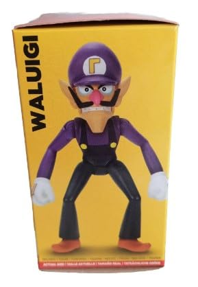Super Mario Action Figure 2.5 Inch Waluigi Collectible Toy - Packaging May Vary