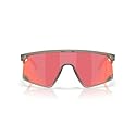 Oakley OO9280 BXTR Rectangular Sunglasses, Matte Grey Ink/Prizm Trail Torch, 39 mm