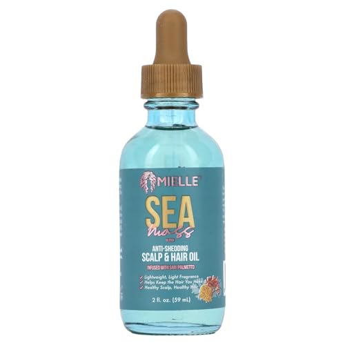Mielle Anti-Shedding Scalp & Hair Oil, Sea Moss, 2 fl oz (59 ml)