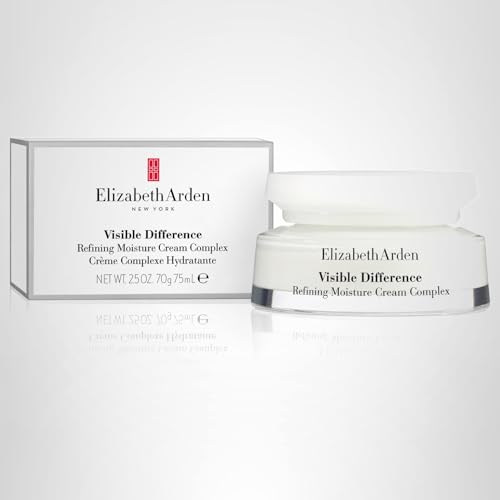 Elizabeth Arden Visible Difference Refining Moisture Cream Complex, Daily Face Moisturizer, Prevents Hydration Loss, Dermatologist and Clinically