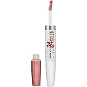 Maybelline Super Stay 24, 2-Step Liquid Lipstick Makeup, Long Lasting Highly Pigmented Color with Moisturizing Balm, Timeless Toffee, Nude Brown, 1