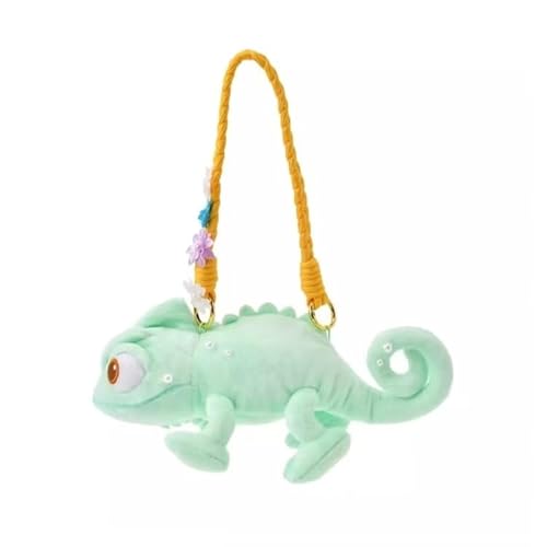 9.5in Pascal Plush Chameleon Stuffed Animal Shoulder bag