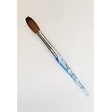 Blue Handle CRIMPED 100% Kolinsky Acrylic Nail Brush (Crimped 22) Beauty & Personal Care Blue Handle