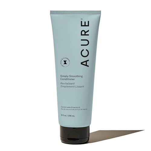 Acure Simply Smoothing Conditioner - Hydrating & Moisturizing Conditioner for Women & Men, Detangling & Softening for Dry, Frizzy, Damaged, Thin