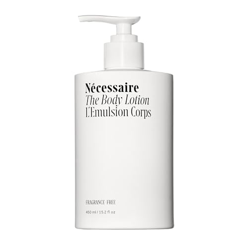 Nécessaire The Body Lotion - Fragrance-Free - Multi-Peptide Moisturizer - Firming Body Lotion for Women + Men. 2.5% Niacinamide. Non-Comedogenic +