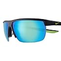 Nike Golf Tempest S Rectangular Sunglasses, Matte Obsidian, OneSize