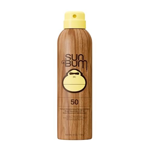 Sun Bum Original SPF 50 Sunscreen Body Spray - Broad Spectrum Moisturizing Sunscreen with Vitamin E - Hawaii 104 Act Compliant (Made without
