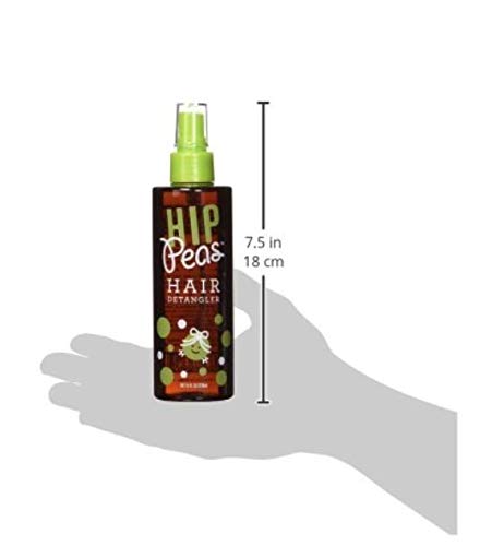 Hip Peas Detangler Leave-In Conditioner Spray For Kids, Wet or Dry Hair, No Tangles, Easy to Brush, Clean Ingredients