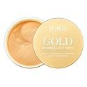 Petitfee Gold Hydrogel Eye Patch 60ea (30pairs) - 24k Gold Eye Mask for Moisturizing, Glowy Skin, Hydrating, Skin Elasticity, Youthful Complexion