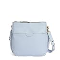 American Leather Co. Luca Triple Entry Crossbody Bag, Seabreeze, 100% Genuine Leather Purse, Multi-Pocket Crossbody Sling Bag with Adjustable Straps…