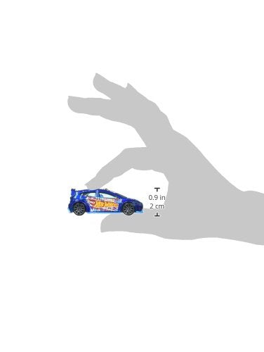 HOT WHEELS RACE TEAM 4/5, BLUE '12 FORD FIESTA 210/365 10 SPOKE