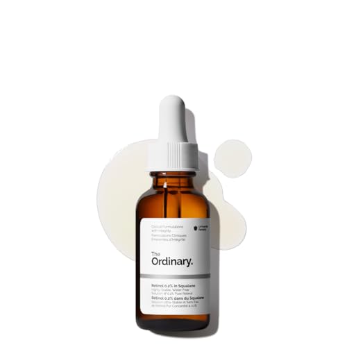 The Ordinary Retinol 0.2% in Squalane, Gentle Retinol Serum for the Face That Is Anti-Aging and Skin Smoothing, 1 Fl Oz Beauty and Personal Care The Ordinary Default Title