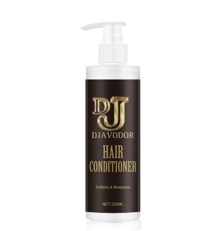 Djavodor Hair Care Set, Shampoo 250ML, Conditioner 250ML, Braid Gel, Hair Growth Serum, 4 Piece Collection