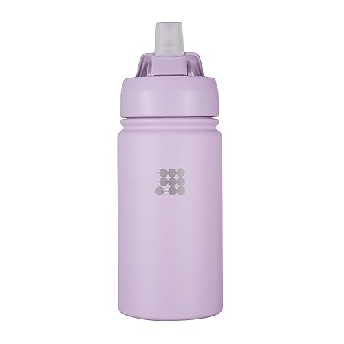 Cubitt Kids Water Bottle 14 oz with Straw Lid, Insulated Stainless Steel, Double Walled Tumbler Travel Cup, Thermo Mug, Leak Proof, Cold for up to 24
