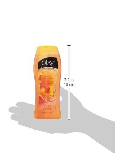 Olay Refreshing Nectarine Cleansing Body Wash, 23.6 Oz (Pack of 6)