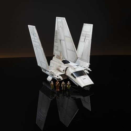 Star Wars Micro Galaxy Squadron Tydirium Shuttle - 7-Inch Vehicle with Unique Deco and Four 1-Inch Micro Figure Accessories