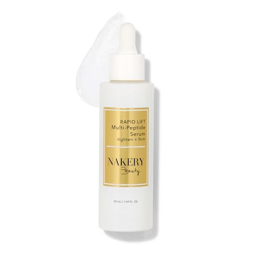 Nakery Collagen Peptide Serum for Women - Rapid Lift Face Serums for Anti Aging Face Tightening and Lifting - Multi Peptides Collagen Serum for Face