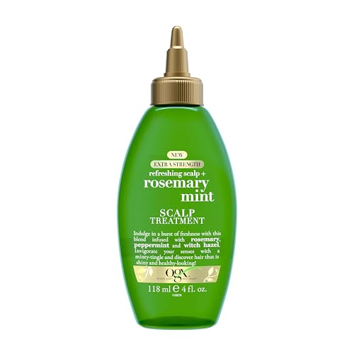 OGX Extra Strength Refreshing Scalp + Rosemary Oil Mint Dry Scalp Treatment, Peppermint & Witch Hazel Scalp Detox, Clarifying Leave-In to Help Remove Beauty and Personal Care OGX Default Title