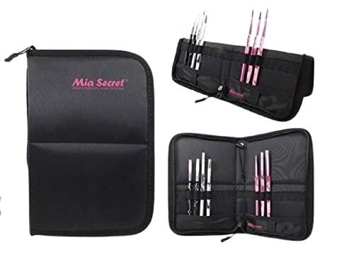 Mia Secret Kolinsky Nail Brush Holder - Gel Nail Brush Holder - Nail Brush Bag