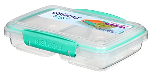 Sistema 11.8 Ounce Small Split Storage Container (Colors may vary)
