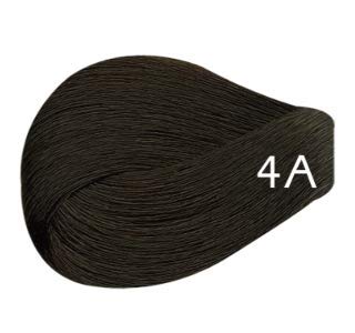 Vivitone Permanent Cream Color (4A Ash Brown) 3oz. - 100% Grey Coverage, Long Lasting Shine, Made in Italy.