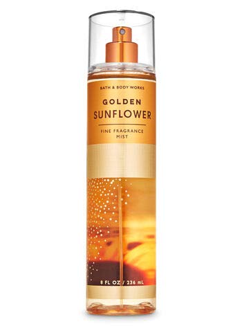 Bath & Body Works - Golden Sunflower - Daily Trio - Fall 2020 - Shower Gel, Fine Fragrance Mist & Body Lotion