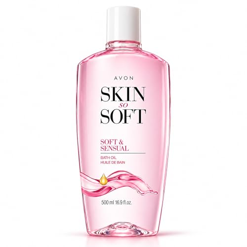 AVON Skin So Soft Soft & Sensual Bath Oil with Argan- Moisturizing Shower Oil for Dry Skin - Hydrating in & After-Shower Care for Women & Men -Non Beauty and Personal Care AVON Default Title