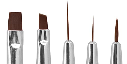 Mia Secret Professional Nail System 5 pcs Nail Art Brush Set (NB-5P)