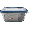 Snapware 4-Cup Total Solution Square Food Storage Container, Glass, Clear (1109304)
