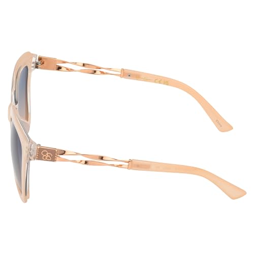 Jessica Simpson Womens J6203 Elegant Cat Eye Sunglasses With Uv400 Protection. Glam Gifts For 55 Mm, Nude, 55 Mm US