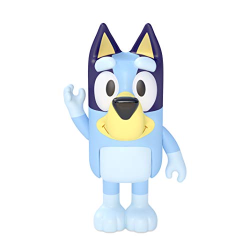 Bluey Family 4-Pack Figures – Bluey, Bingo, Mum & Dad, Poseable Collectible Toys for Kids, Cake Toppers, Gift for Toddlers Ages 3+