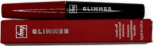 AVON fmg Glimmer Wash-Off Waterproof Mascara - Black (Lot of 3)