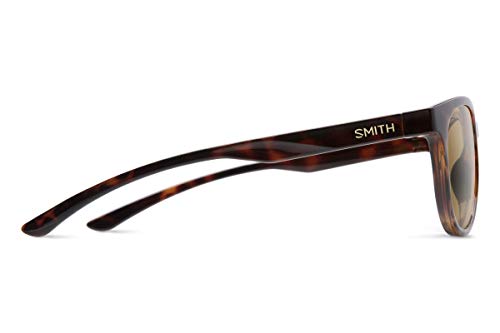 Smith Eastbank Round Sunglasses, Tortoise/Carbonic Brown, One Size