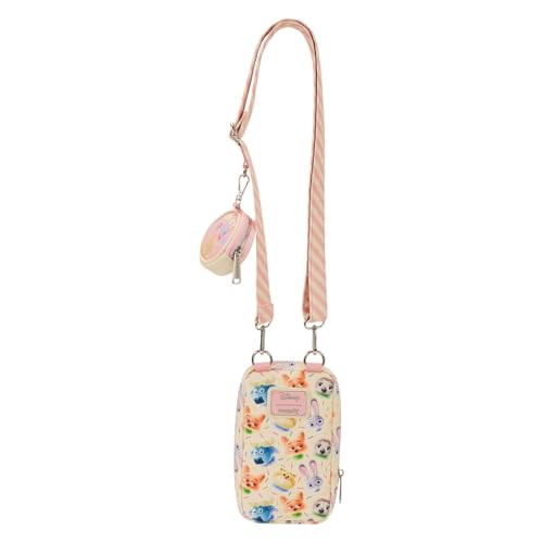 Loungefly Disney Zootopia 2 Cell Phone Crossbody Bag with Coin Bag