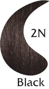 EcoColors Haircolor Black 2N(2 oz color 2 oz developer)