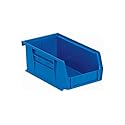 Aviditi BINP0743BAVI Plastic Stack/Hang Storage Bin Containers, 7-3/8" x 4-1/8" x 3", Blue, Pack of 24, for Organizing Homes, Offices, Garages…