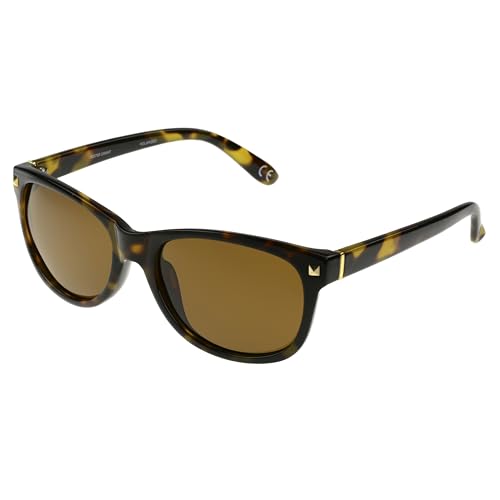 Foster Grant Sutton Polarized Sunglasses For Women, Brown Tortoise Shell Sunglasses