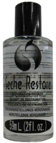 Seche Restore Top Coat - Nail Polish Thinner, Revive Thickened Nail Lacquer Extends Manicure Life, 2 Fl Oz Beauty & Personal Care Seche