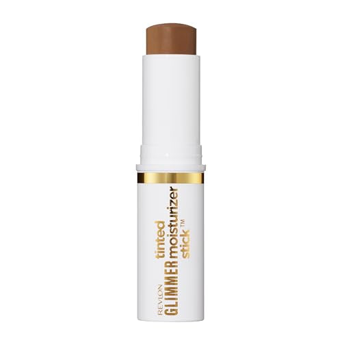 Revlon Glimmer Tinted Moisturizer Stick for Face, Lightweight Foundation, Hydrating Skincare-Infused Makeup, 170 170, 0.31 oz