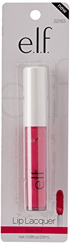 Elf Cosmetics Lip Lacquer, Bold Pink, 0.6 Ounce