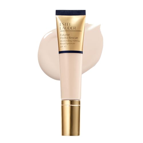 Estée Lauder Futurist Hydra Rescue Moisturizing Foundation Makeup SPF 45 for a 12-Hour Glow, 1.2 Fl Oz, 1N2 Ecru