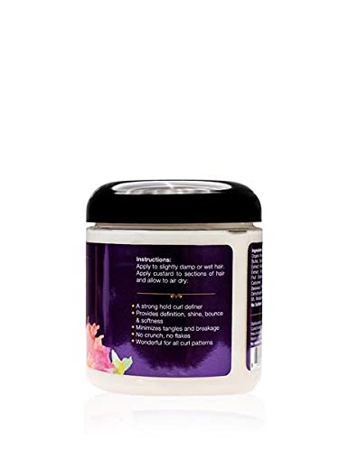 Vanilla Cream Custard Curl Defining Cream |Defines, Smooths And Protects