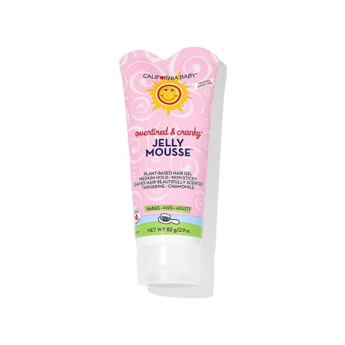 California Baby Overtired & Cranky Hair Gel for Kids | 100% Plant-Based Baby Hair Gel | Medium-Hold | Hypoallergenic | 82 g / 2.9 oz.