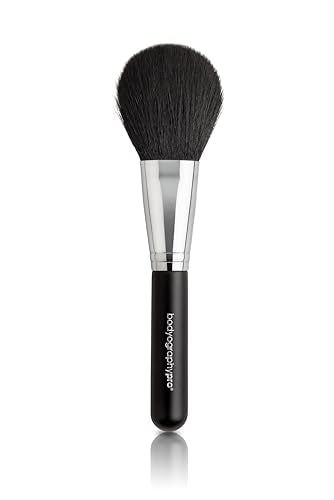 Bodyography Powder Brush | Fluffy, Dome-Shaped Makeup Tool for Loose and Pressed Powder Application | Ideal for Setting, Finishing, and Blending |
