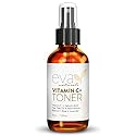 Eva Naturals Vitamin C Facial Toner - Hydrating, Pore Minimizer Face Toner for Men and Women with Witch Hazel & Rose Water, Nourishes Skin Through