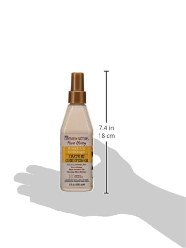 Creme Of Nature Pure Honey Leave-In Conditioner 8 Ounce Pump (236ml) (2 Pack)