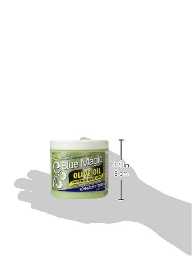 Blue Magic Olive Oil 13.75 Ounce Jar (406.6ml) (2 Pack)
