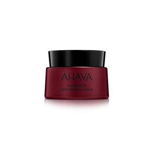 AHAVA Apple of Sodom Overnight Deep Wrinkle Anti-Aging Mask - Nourishing Gel-based Mask to Combat Deep Wrinkles, Restores Skin's Ability to Repair